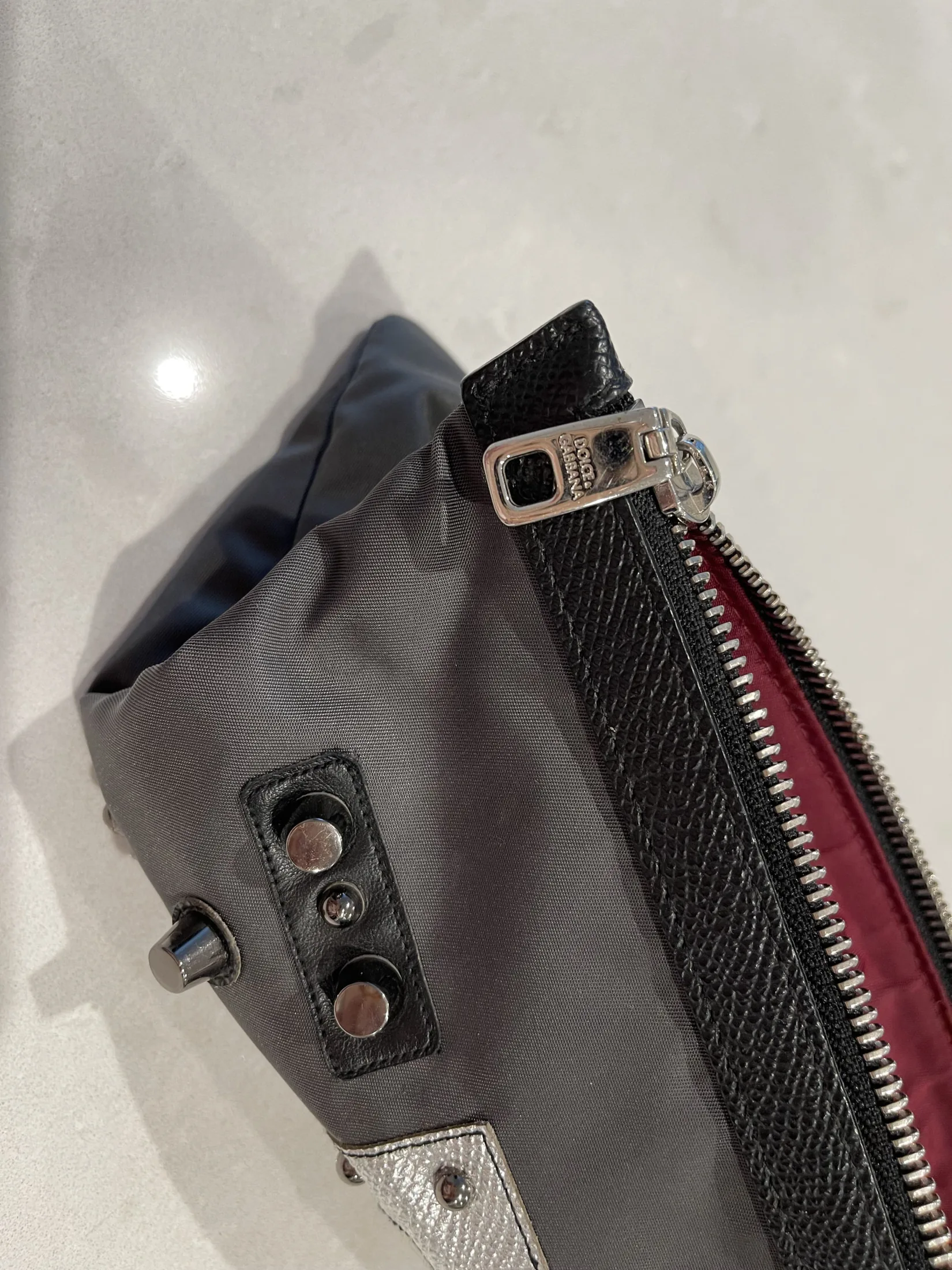 Dolce & Gabbana Black Boombox Radio Zip Clutch — image 7