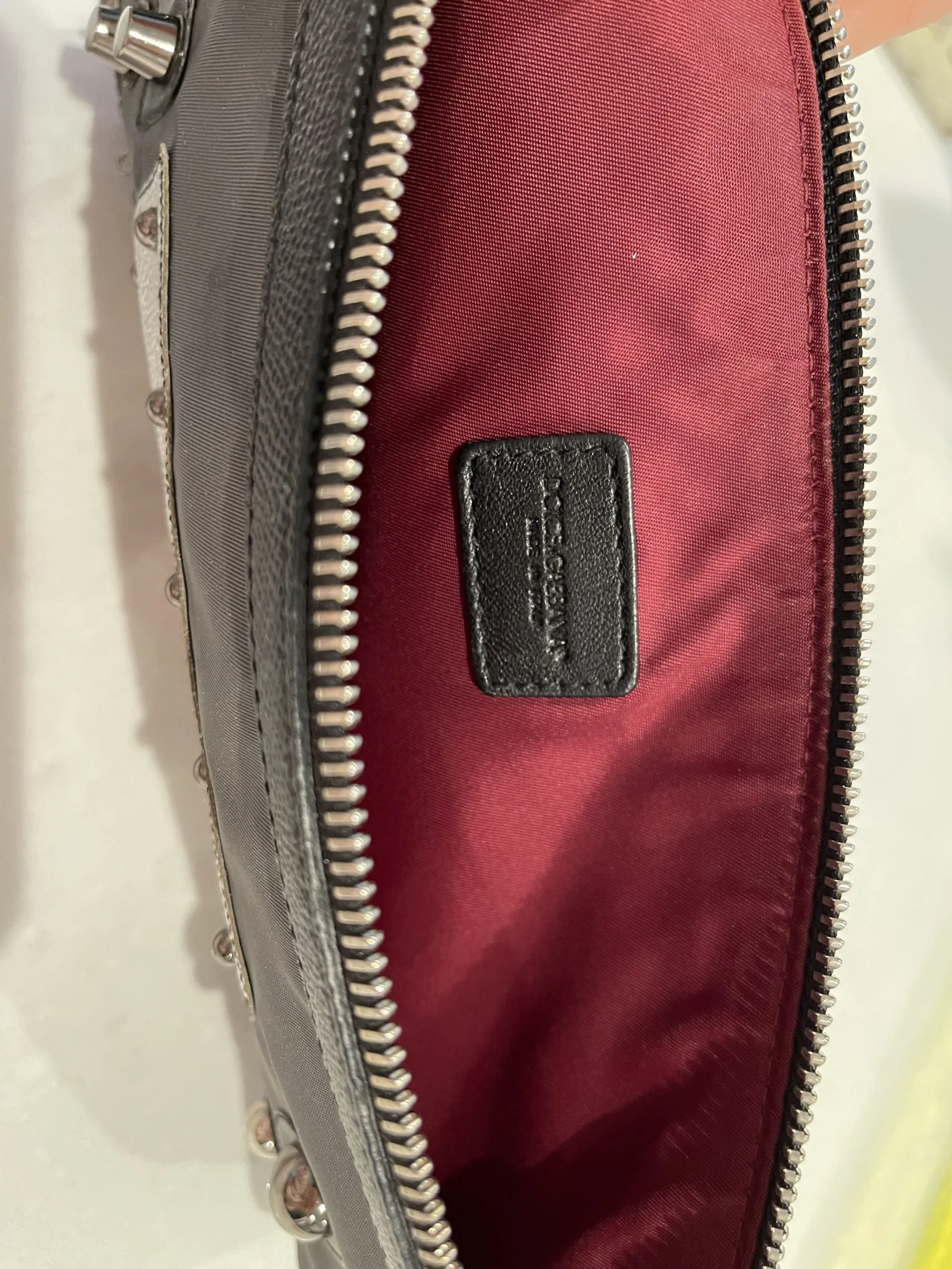 Dolce & Gabbana Black Boombox Radio Zip Clutch — image 9