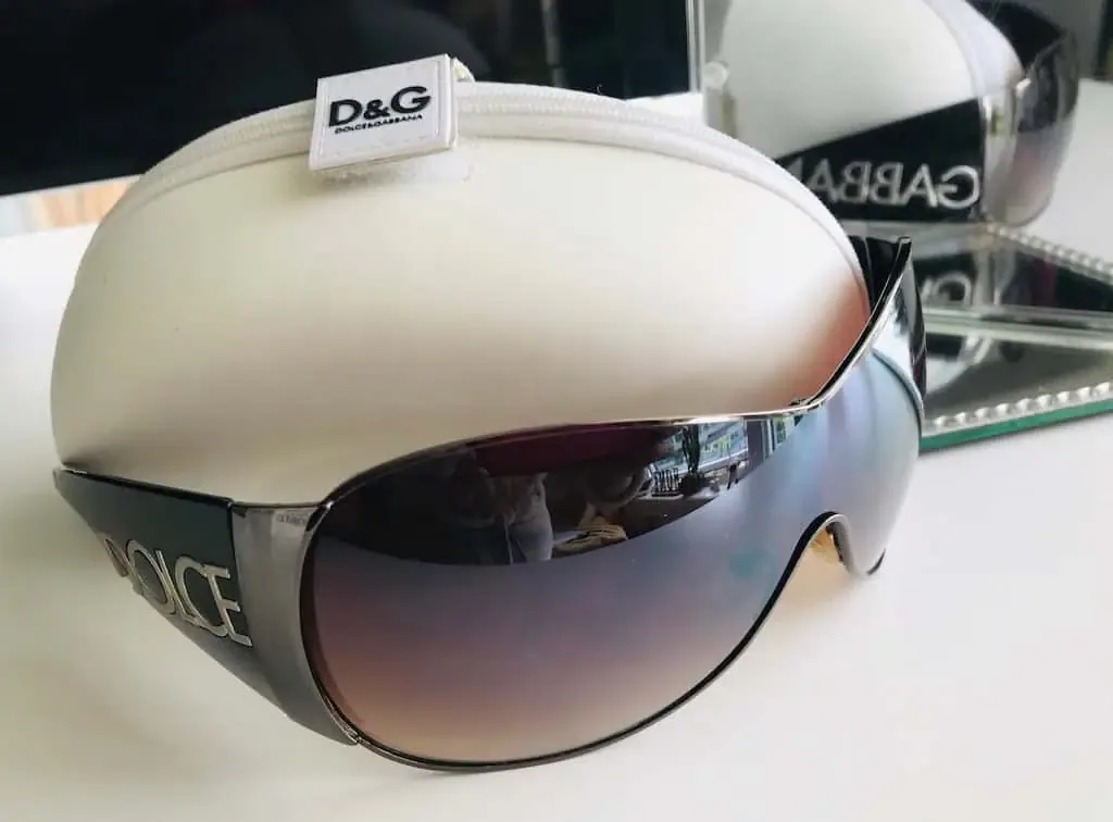 Dolce & Gabbana Purple-Black Silver F863 Sunglasses — image 5
