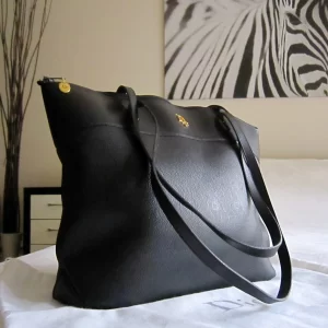 Christian Dior Vintage Leather Tote Bag