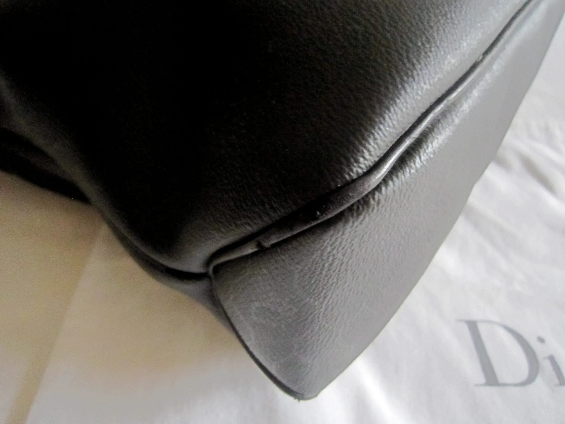 Christian Dior Vintage Leather Tote Bag — image 5