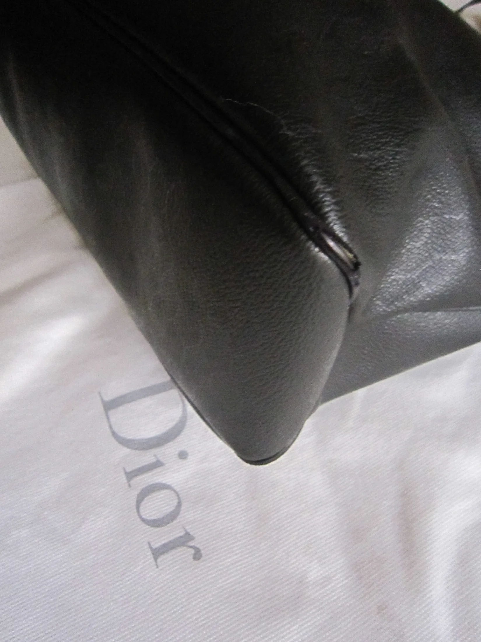 Christian Dior Vintage Leather Tote Bag — image 6