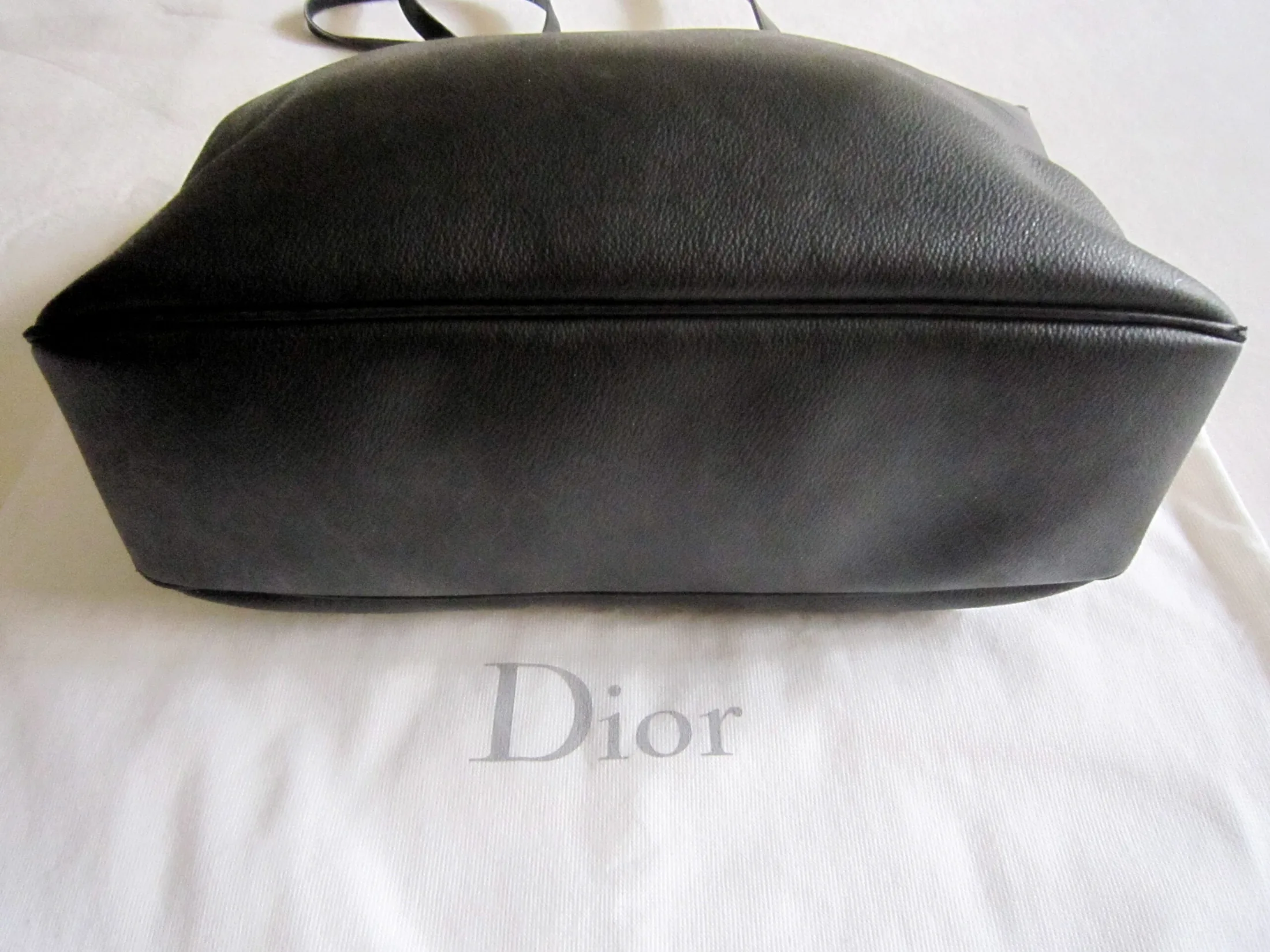 Christian Dior Vintage Leather Tote Bag — image 7