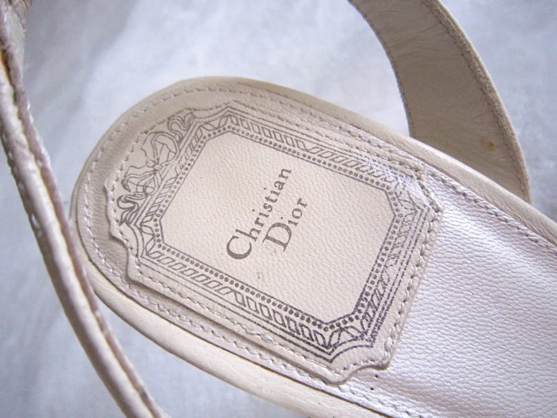Christian Dior Platform Slingback Signature Sandals 34 1/2 — image 5