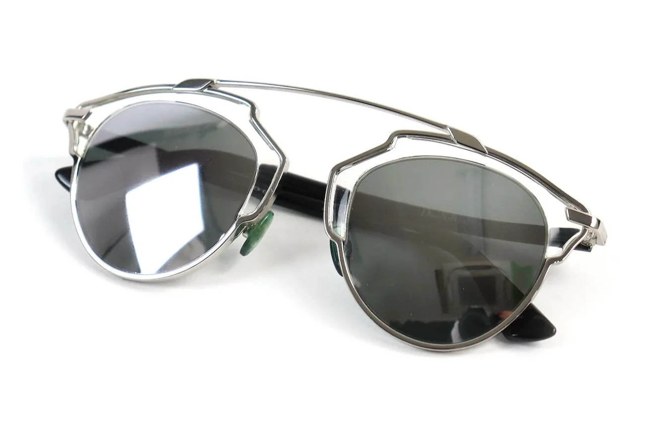 Christian Dior So Real Mirror Sunglasses/Silver Made in Italy — image 4
