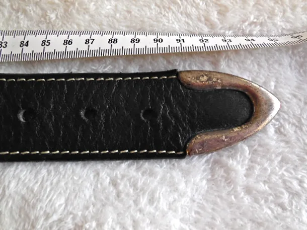 Diesel Black Boston Leather Belt — image 3