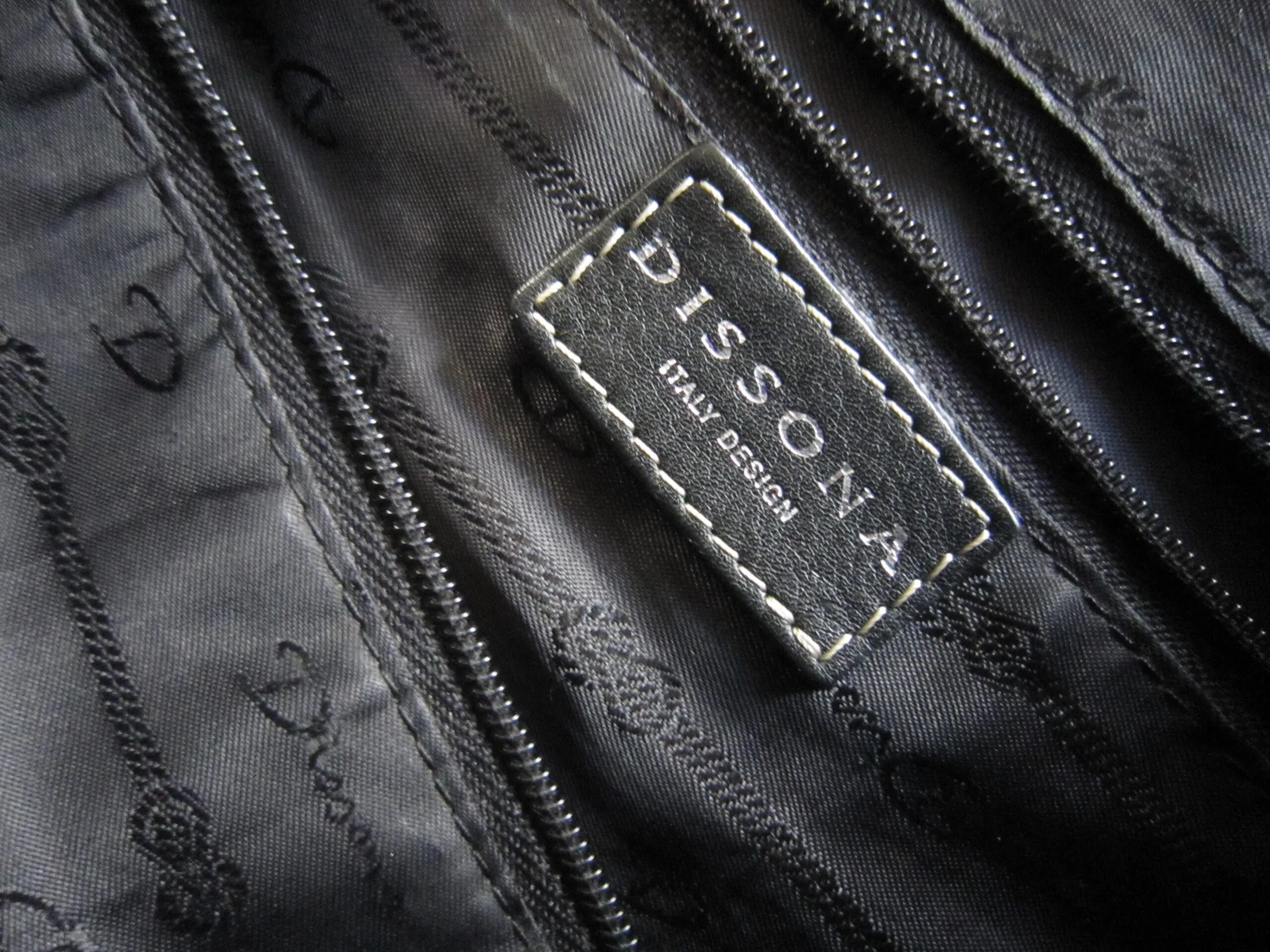Dissona Black Leather Hobo Bag — image 7