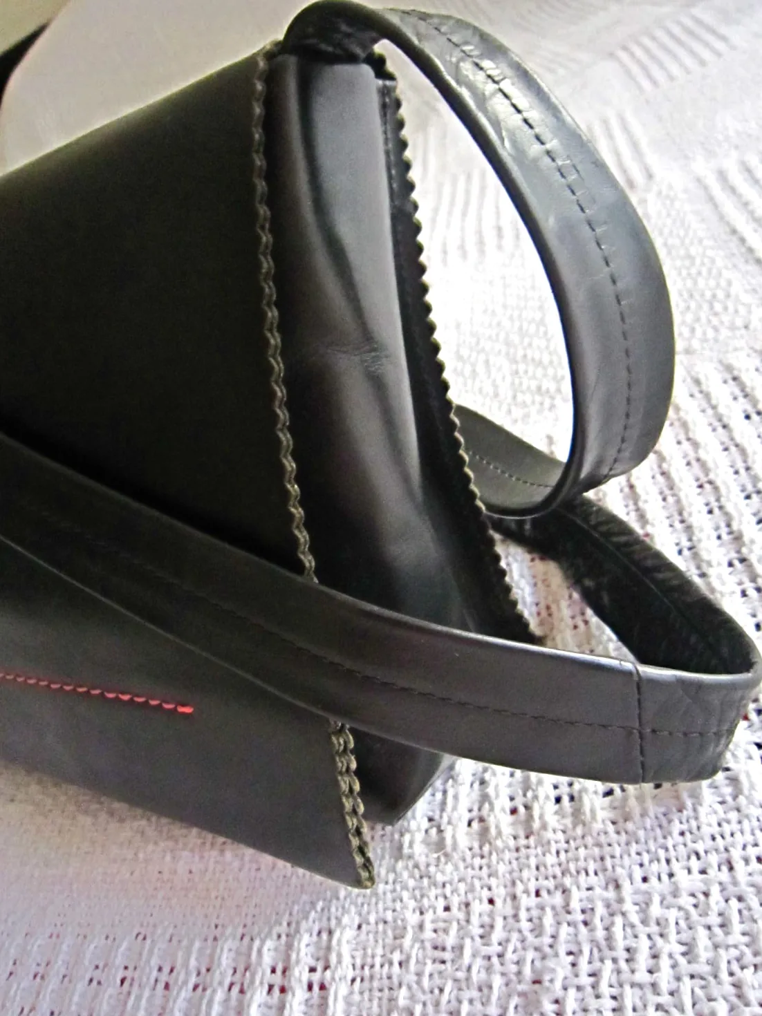 DKNY Black Leather Shoulder Bag — image 3
