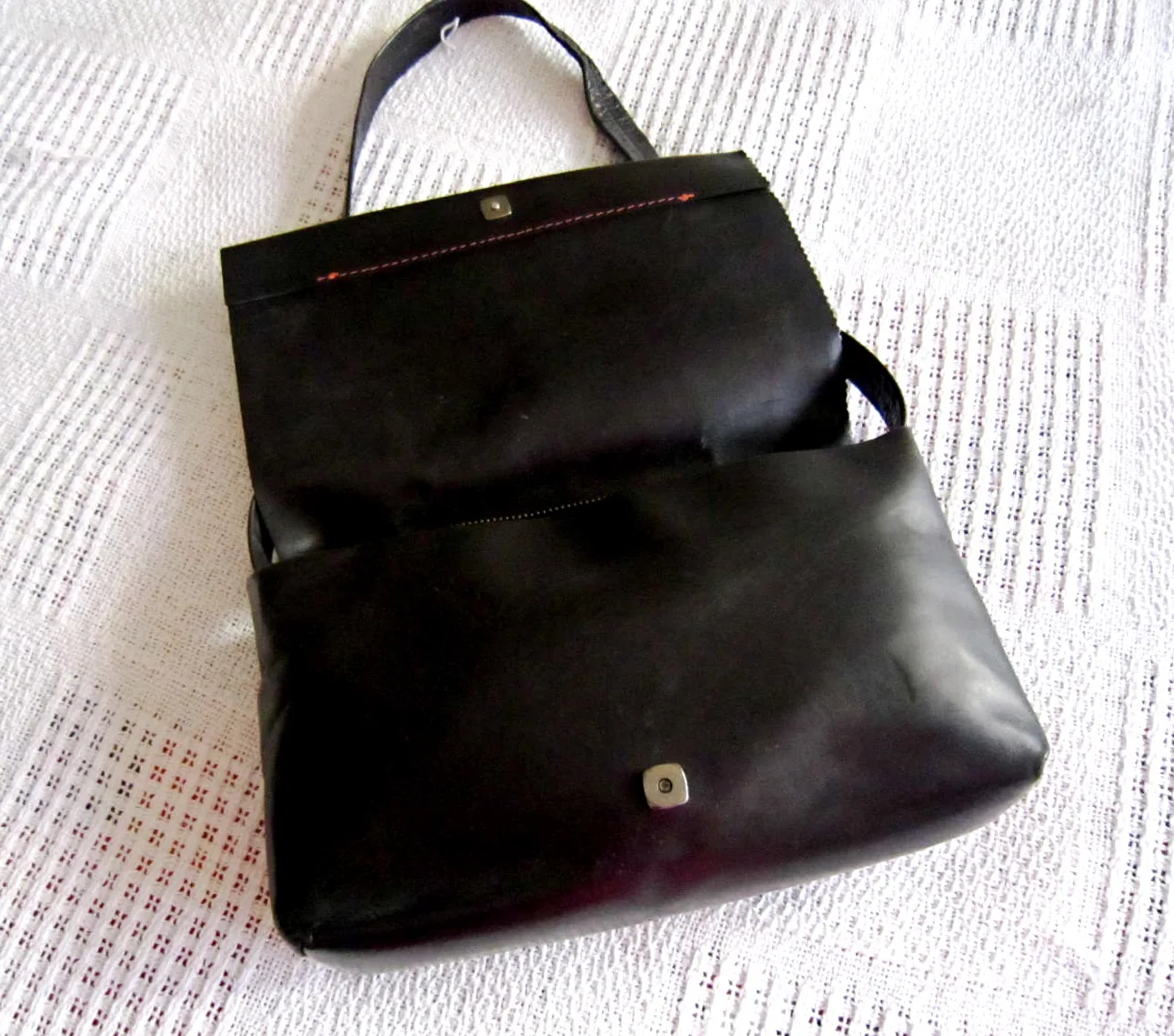 DKNY Black Leather Shoulder Bag — image 4