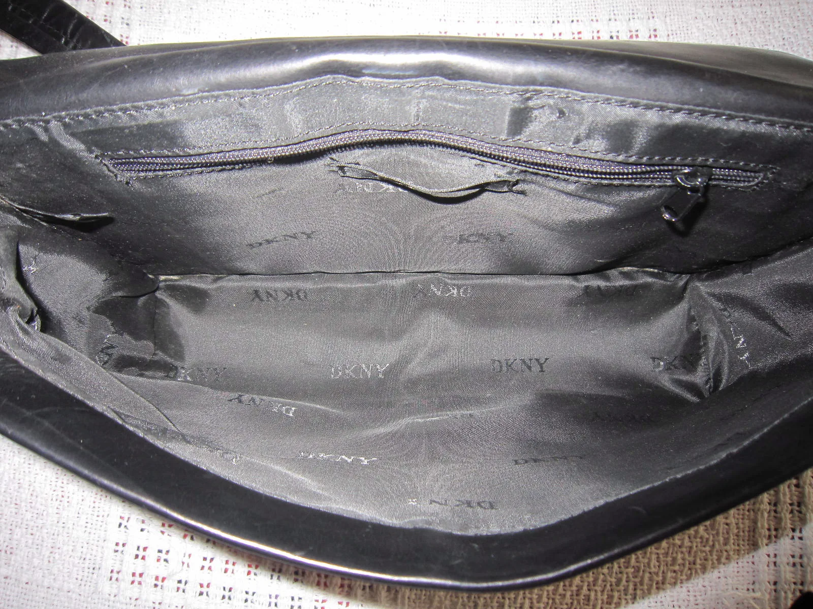 DKNY Black Leather Shoulder Bag — image 6
