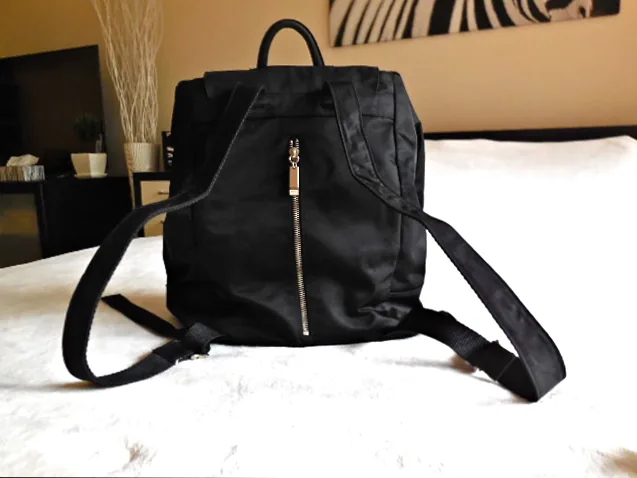 DKNY Signature Black Nylon Backpack — image 2