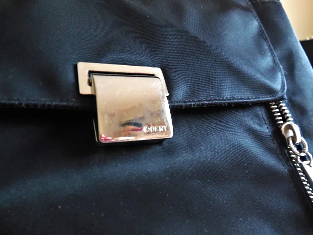 DKNY Signature Black Nylon Backpack — image 4