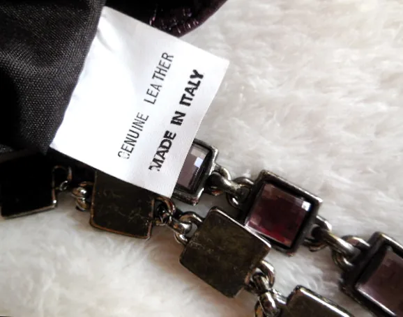 Facondini Purple Leather Handbag — image 5
