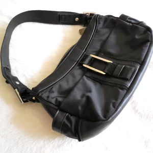 Furla Black Hobo Bag