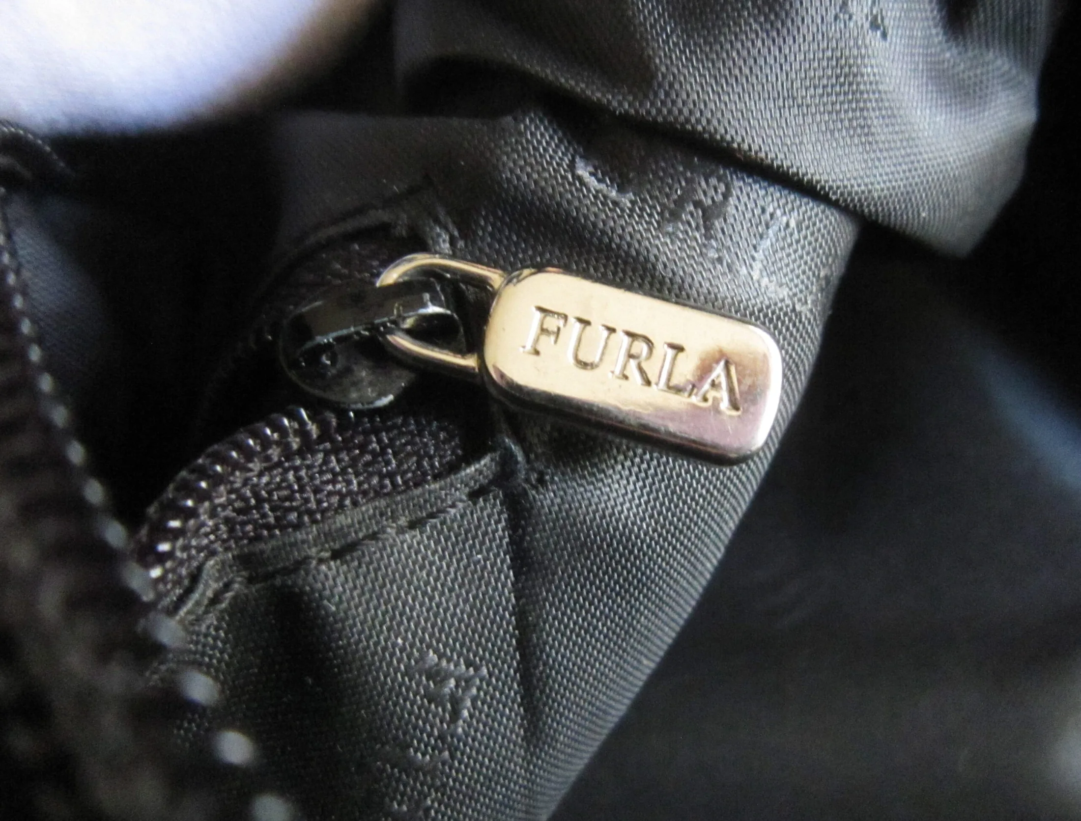 Furla Black Leather Hobo Bag — image 7