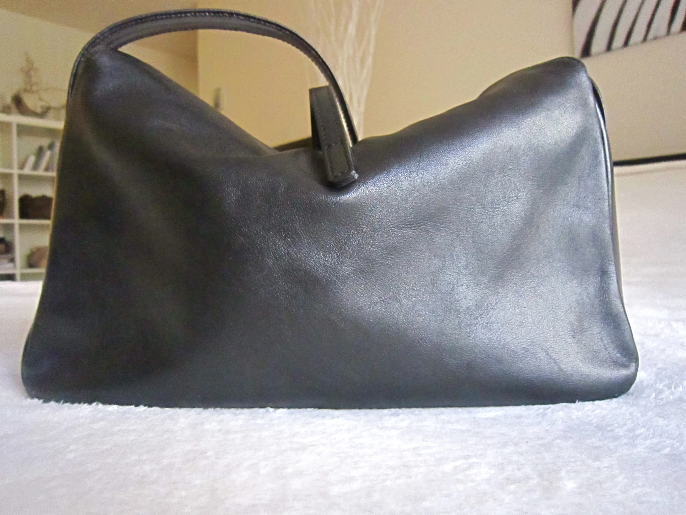 Furla Black Leather Hobo Bag — image 2