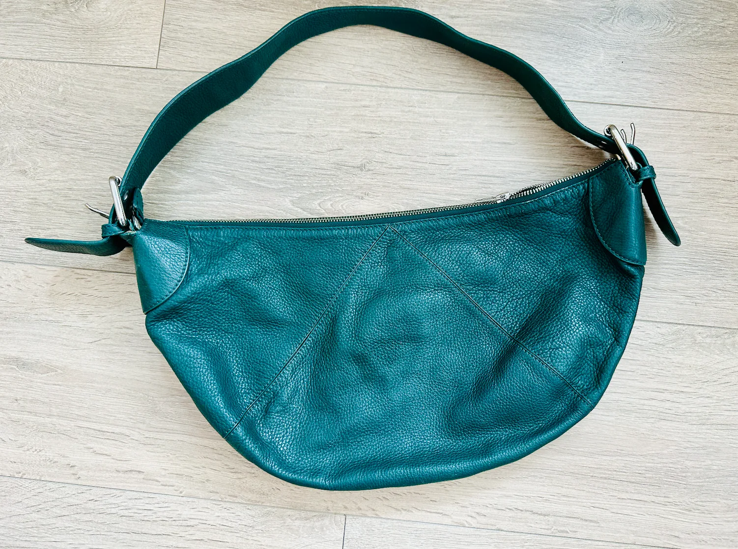 Furla Hobo Green Leather Handbag — image 7