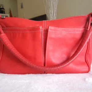 Furla Red Leather Shoulder Bag