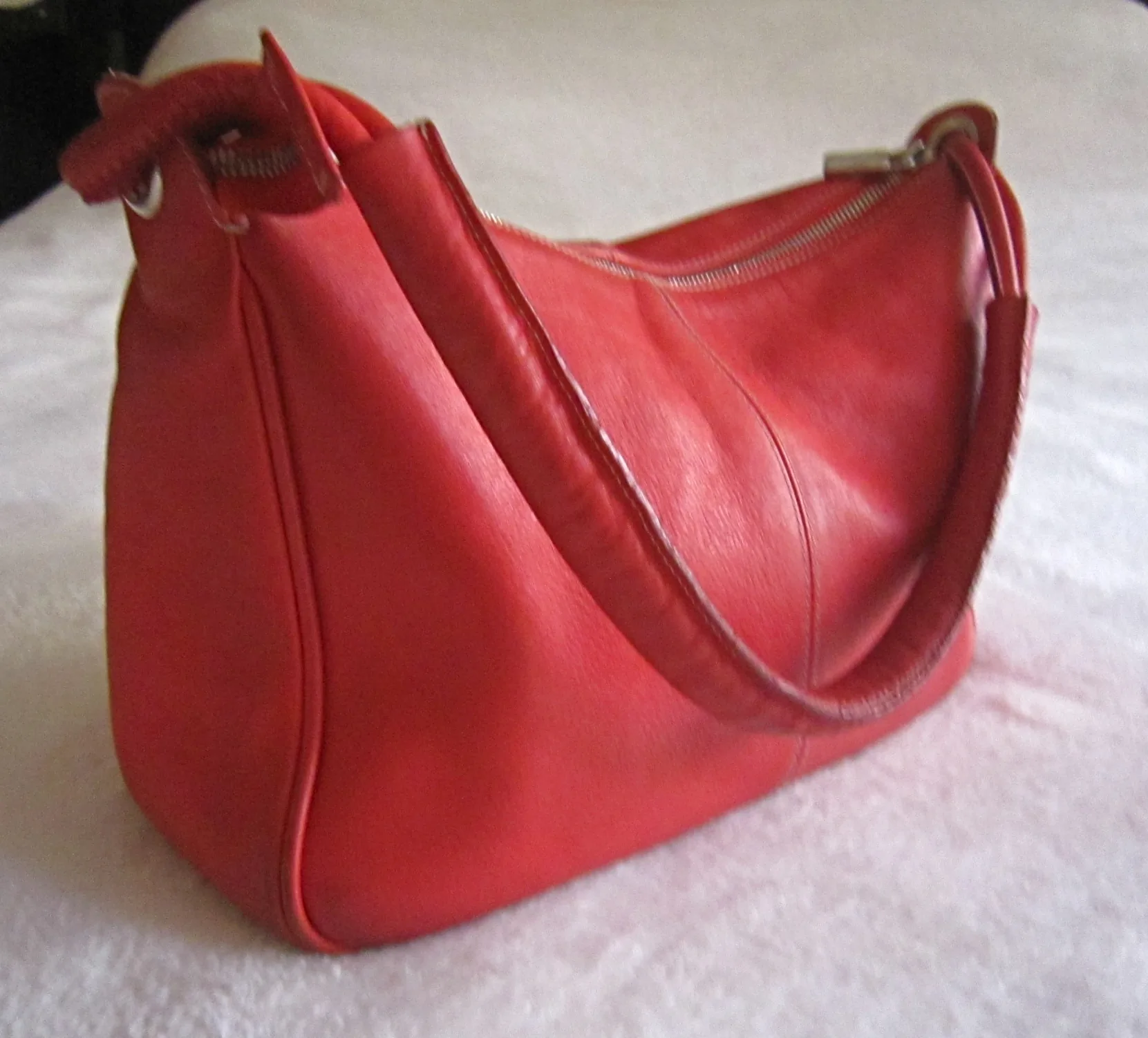Furla Red Leather Shoulder Bag — image 2