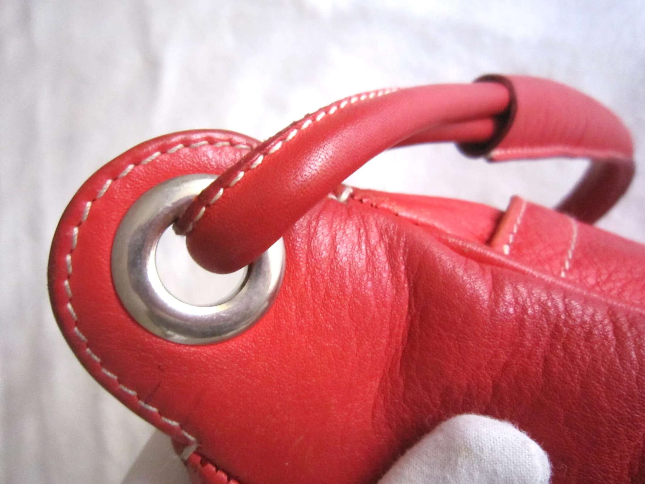 Furla Red Leather Shoulder Bag — image 8
