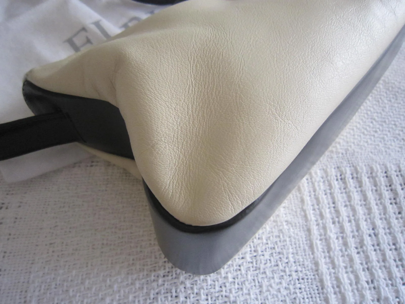 Furla White & Black Leather Hobo Bag — image 4