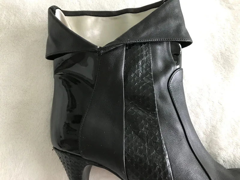 Furla Black Leather Ankle Boots/Size 37 — image 6
