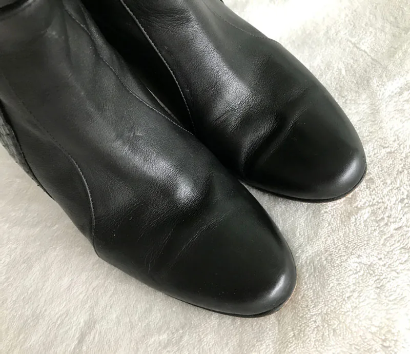 Furla Black Leather Ankle Boots/Size 37 — image 8
