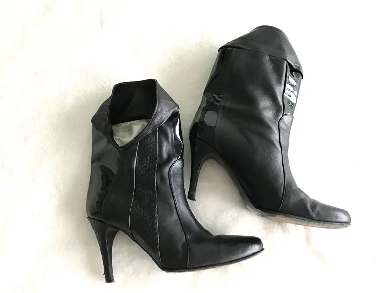 Furla Black Leather Ankle Boots/Size 37 — image 11