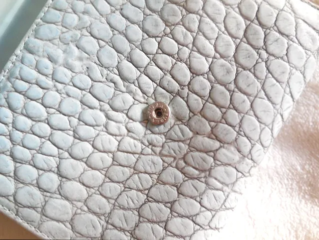 Furla Light Blue Croc Bi-Fold Wallet — image 12
