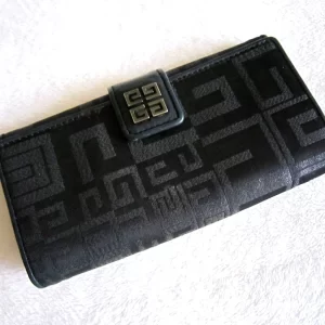 Givenchy Black Signature Long Wallet
