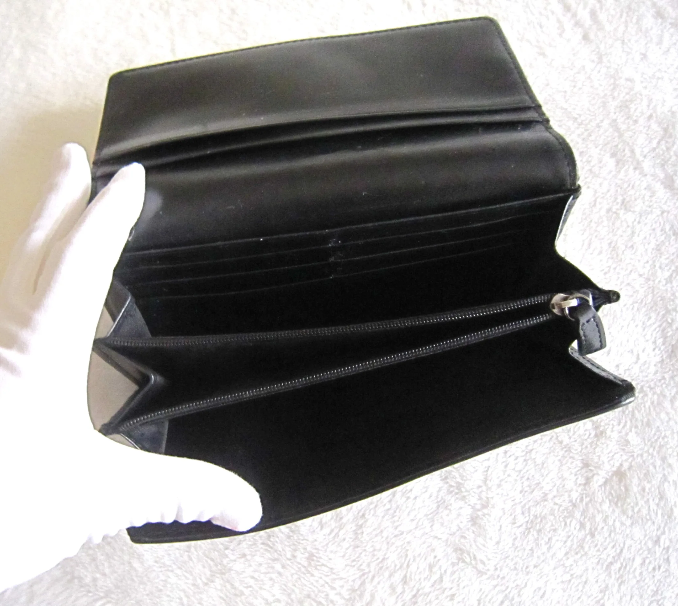 Givenchy Black Signature Long Wallet — image 7