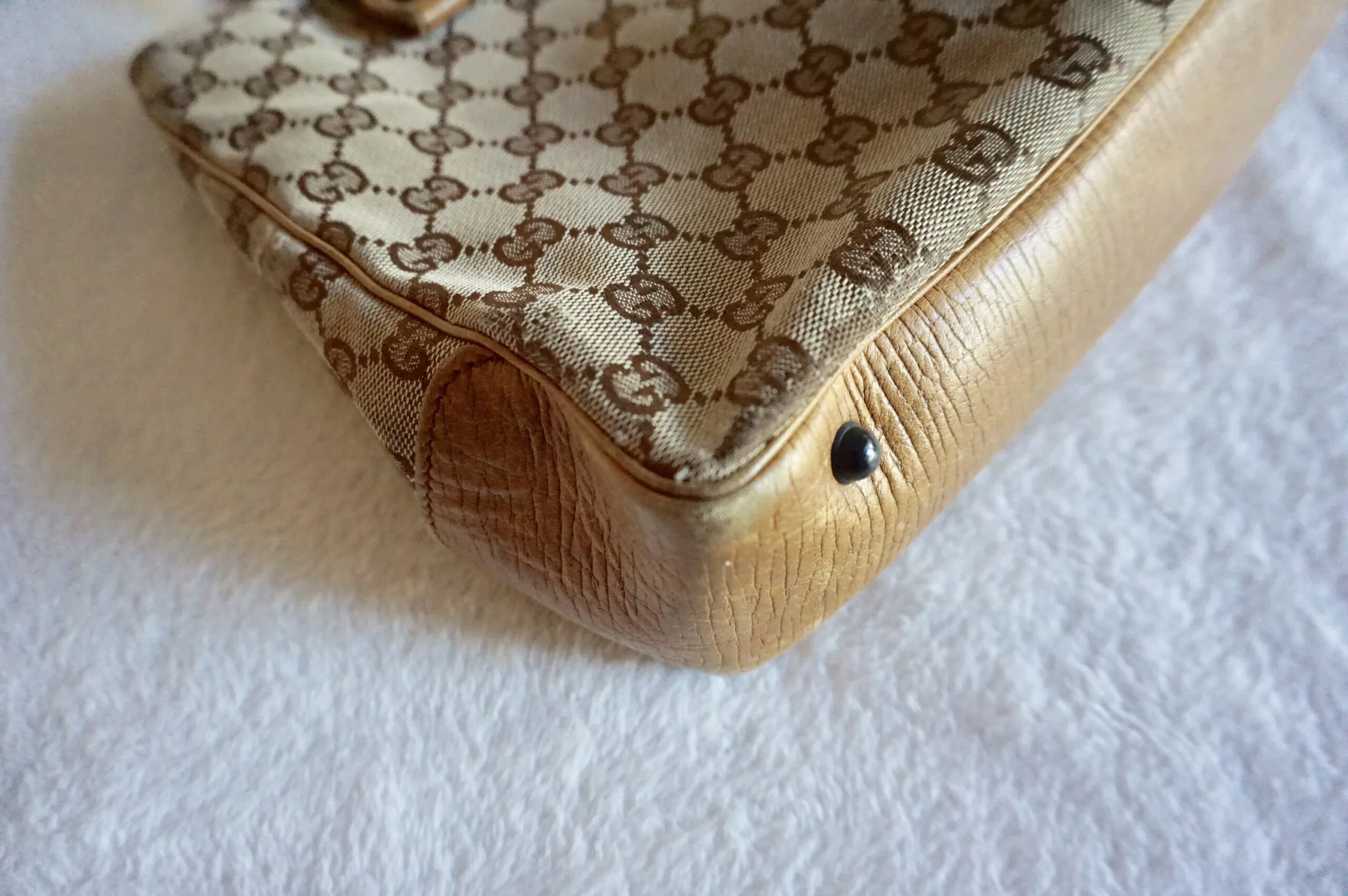 Gucci Bamboo Canvas Tote Bag — image 7