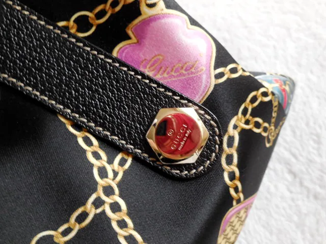Gucci Black Multicolor Charm Shoulder Bag — image 4