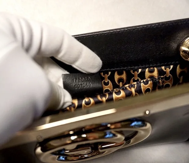 Gucci Black Patent Starlight Evening Clutch — image 5