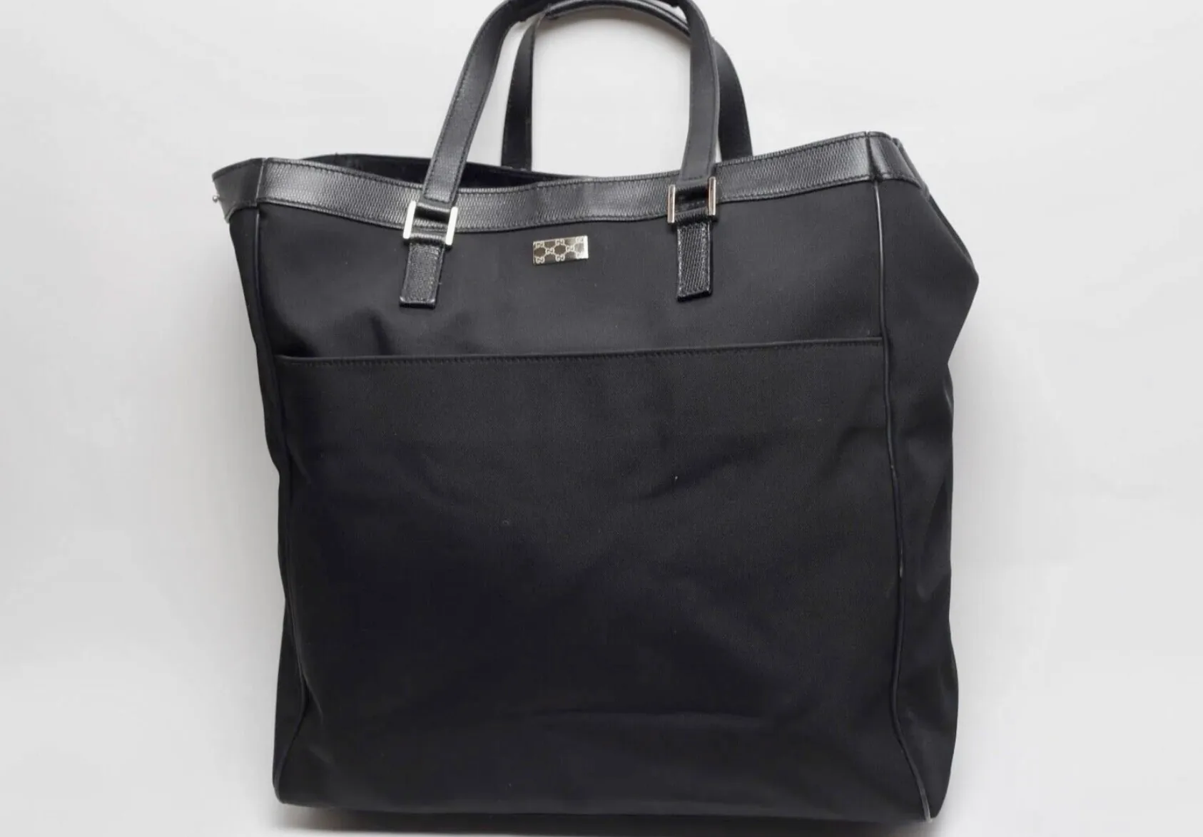 Gucci Canvas Black Large Tote Bag