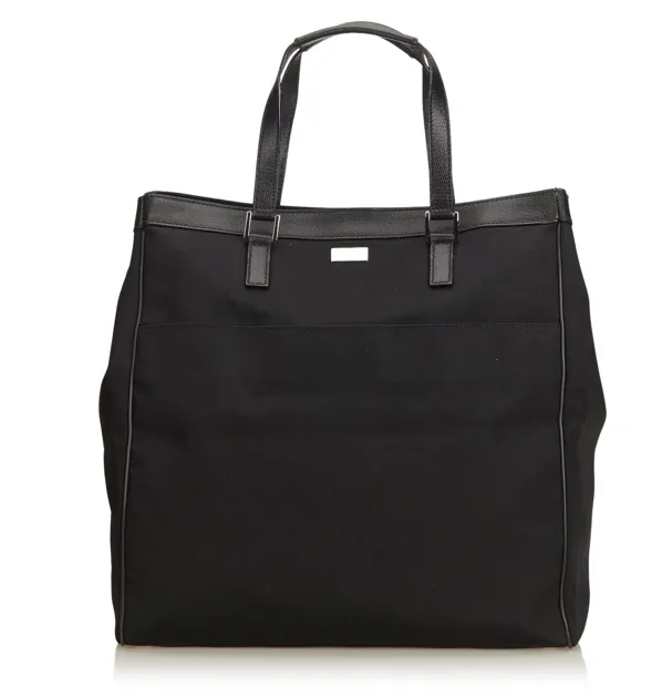 Gucci Canvas Black Large Tote Bag — image 2