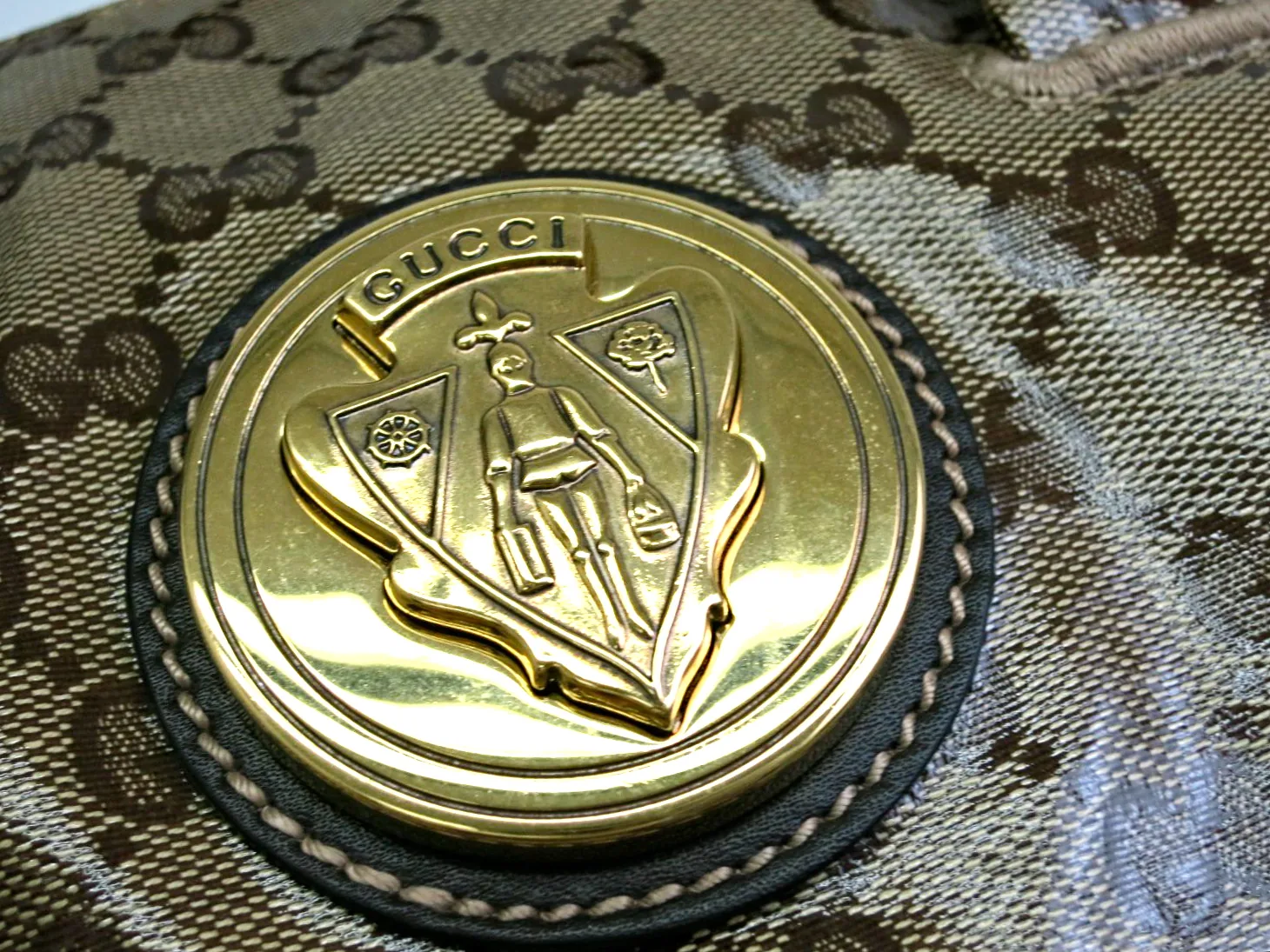Gucci GG Monogram Crystal Hysteria Handbag — image 3