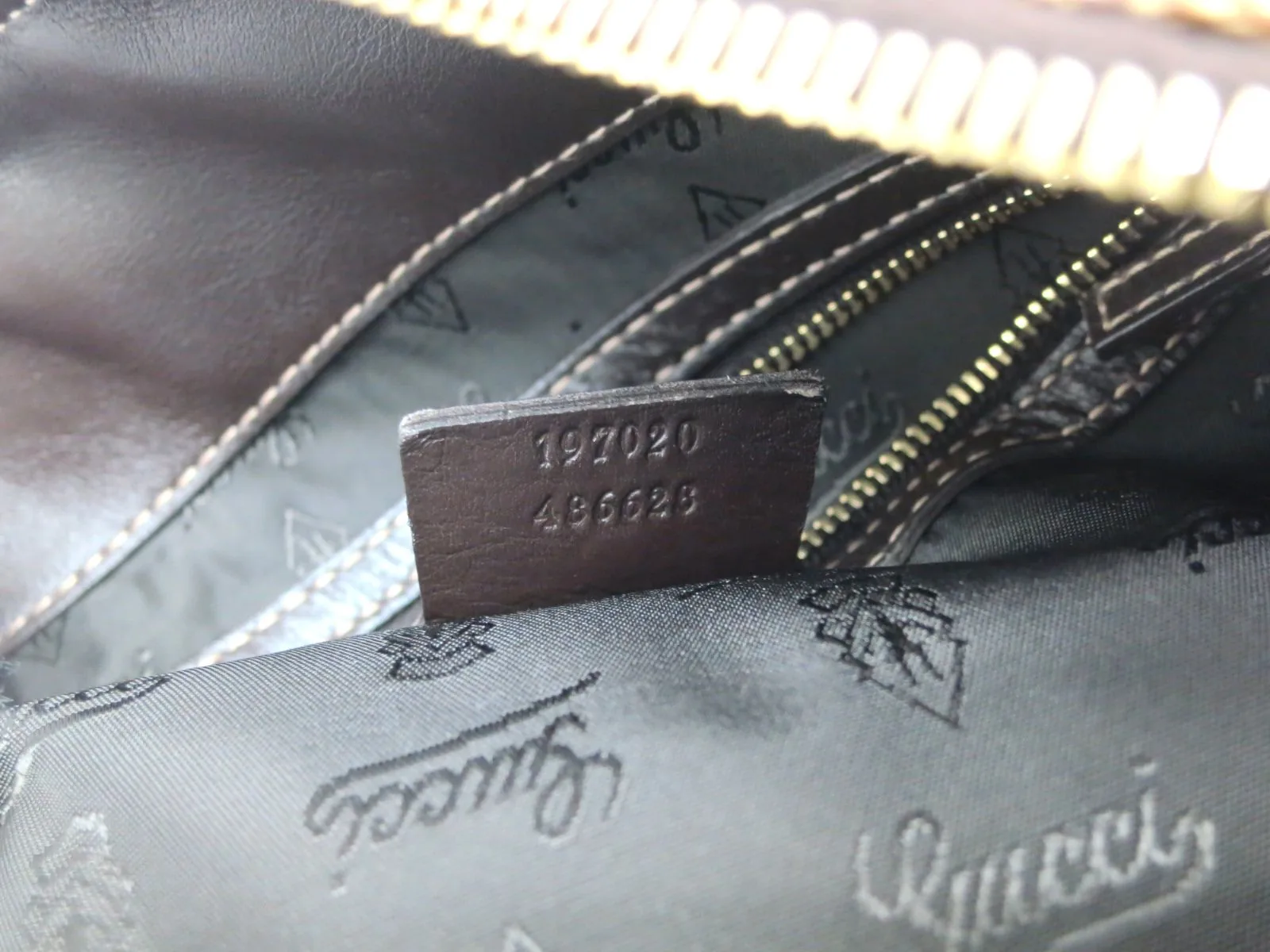 Gucci GG Monogram Crystal Hysteria Handbag — image 8