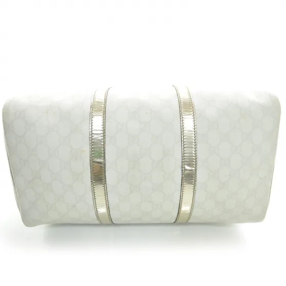 Gucci GG White Canvas Joy Boston Bag /Strap — image 2
