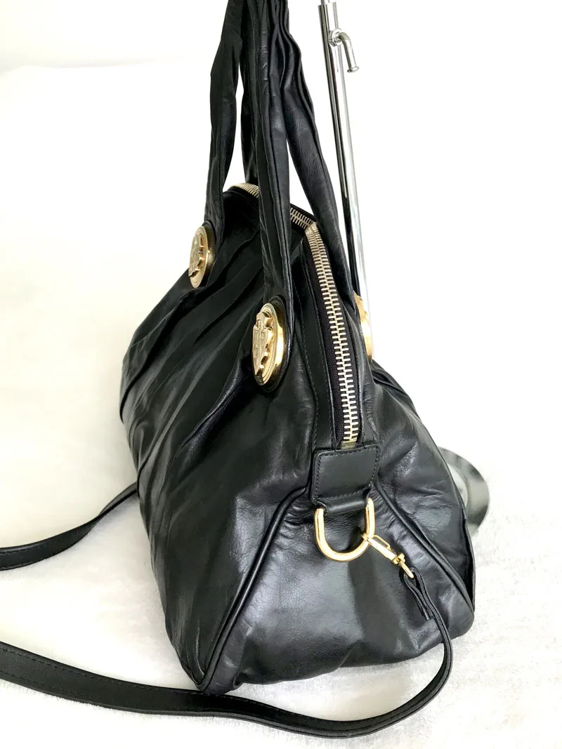Gucci Hysteria Black Calfskin Leather Shoulder Bag — image 8