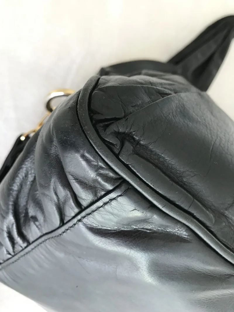Gucci Hysteria Black Calfskin Leather Shoulder Bag — image 12