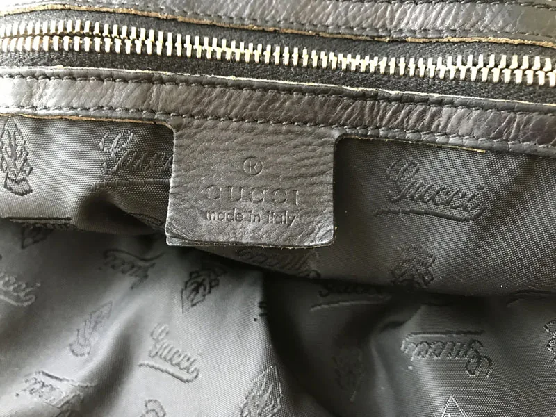 Gucci Hysteria Black Calfskin Leather Shoulder Bag — image 16