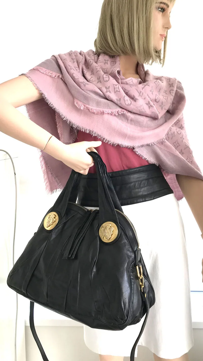 Gucci Hysteria Black Calfskin Leather Shoulder Bag — image 17