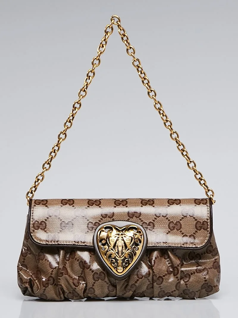 Gucci Hysteria Crystal GG Babouska Heart Clutch — image 1