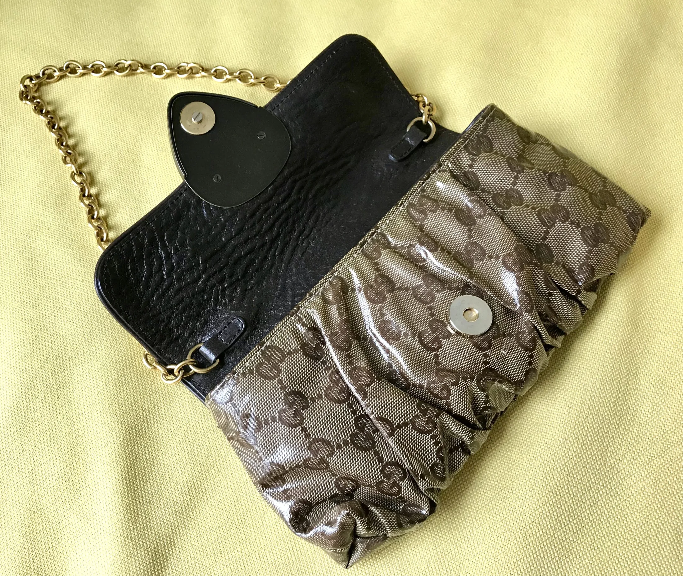 Gucci Hysteria Crystal GG Babouska Heart Clutch — image 9