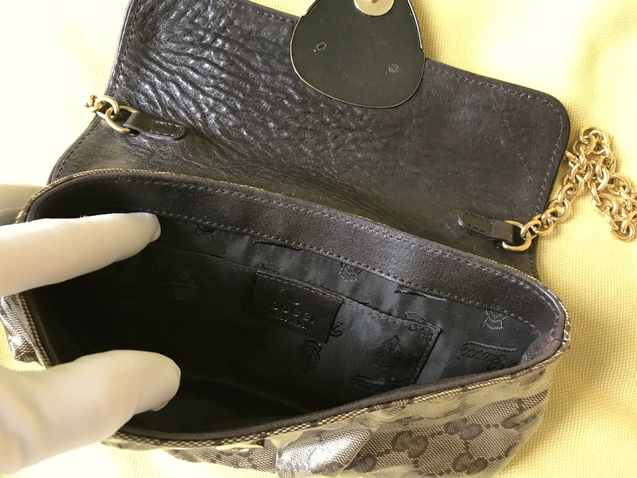Gucci Hysteria Crystal GG Babouska Heart Clutch — image 14