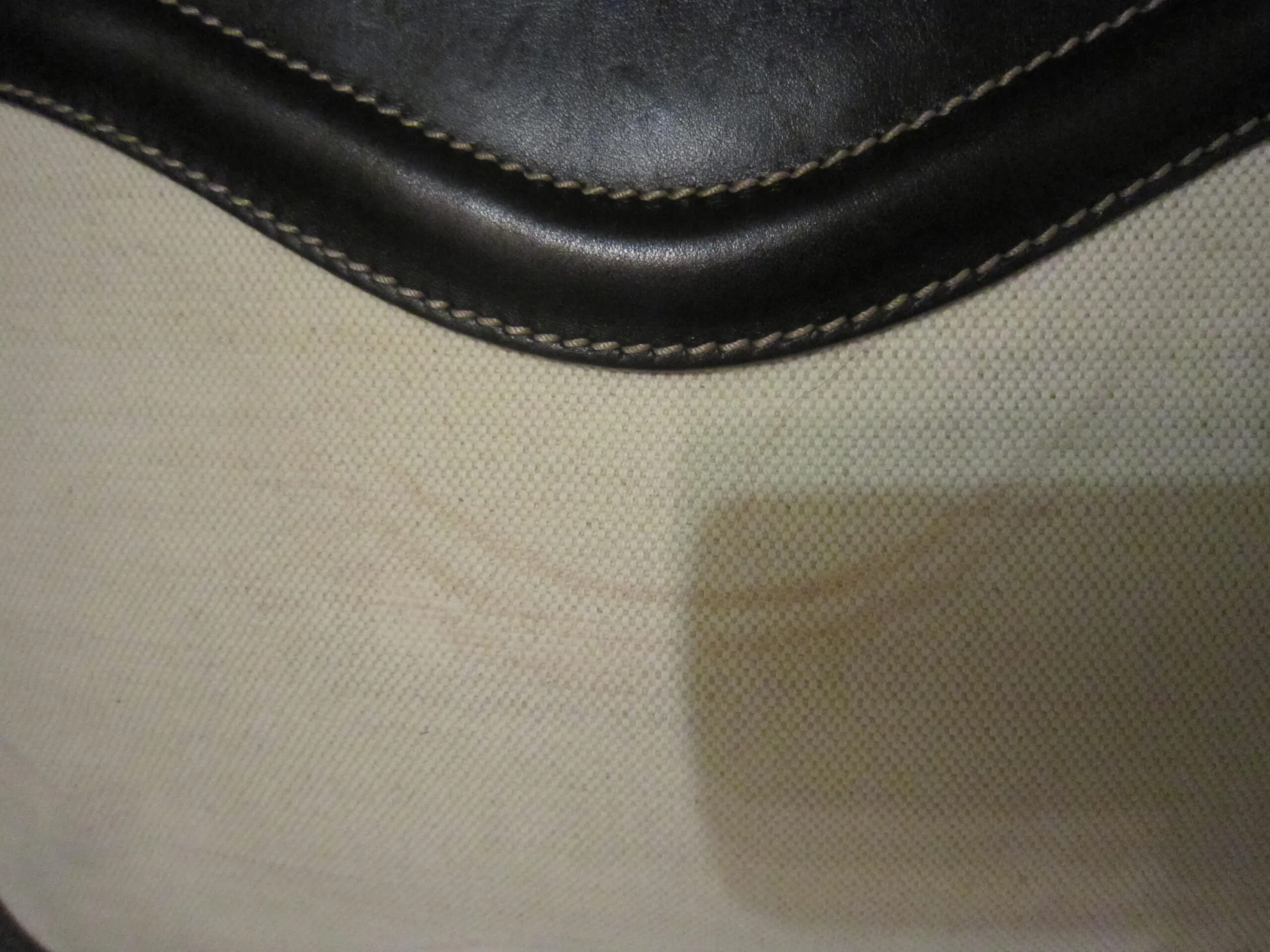 Gucci Large Fabric and Leather Shoulder Bag — image 7