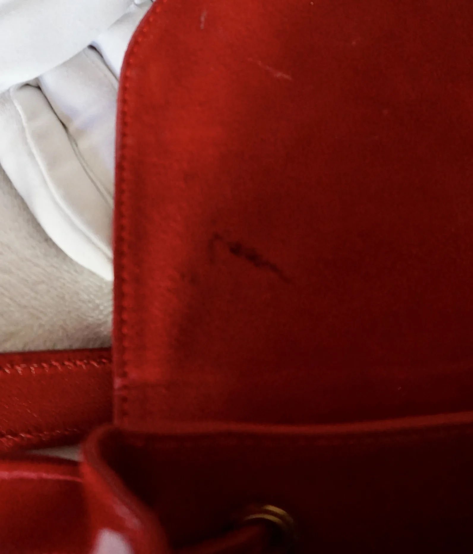 Gucci Red Vernis Leather Bamboo Backpack — image 11