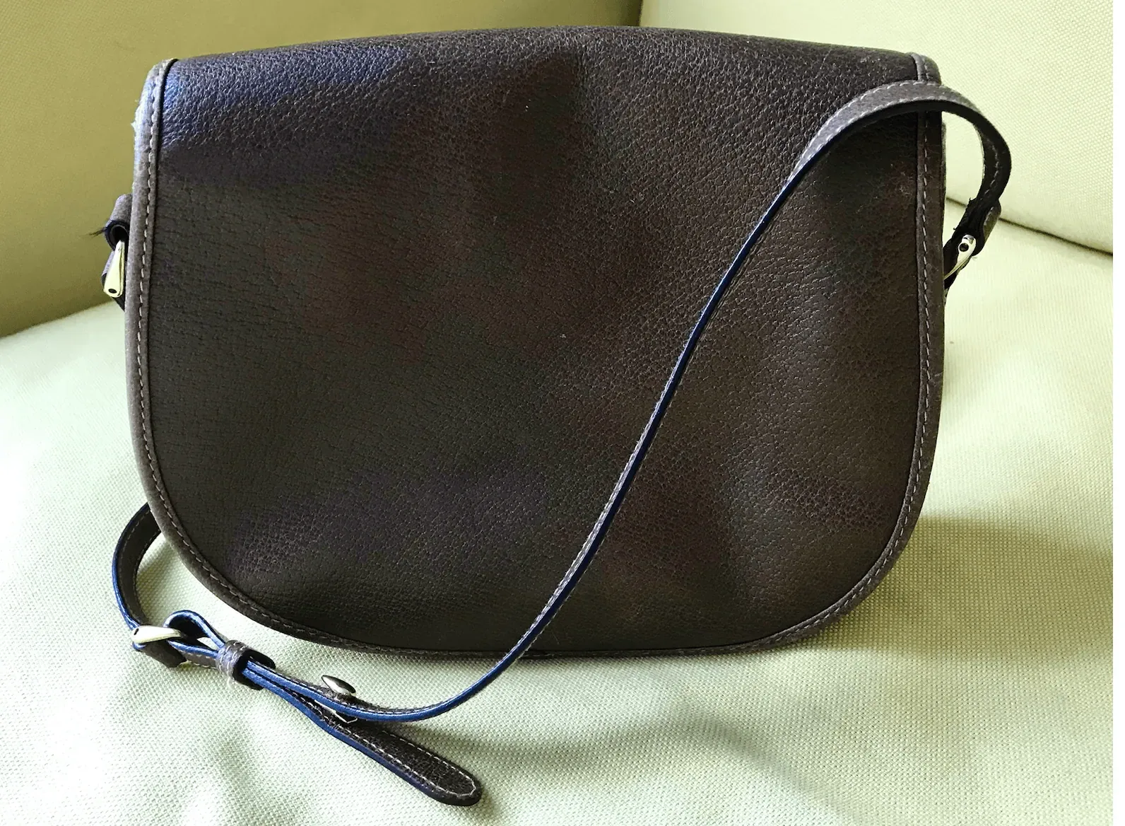 Vintage Gucci Micro GG PVC Leather Cross Body Monogram Bag — image 5