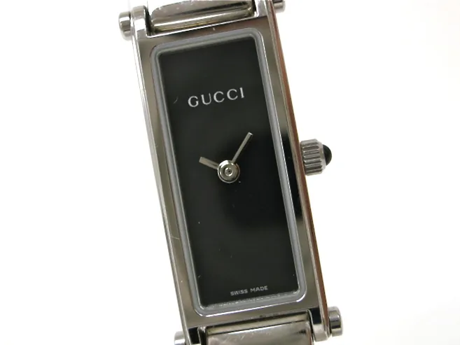 Gucci Silver 1500 Black Dial Ladies Watch — image 2